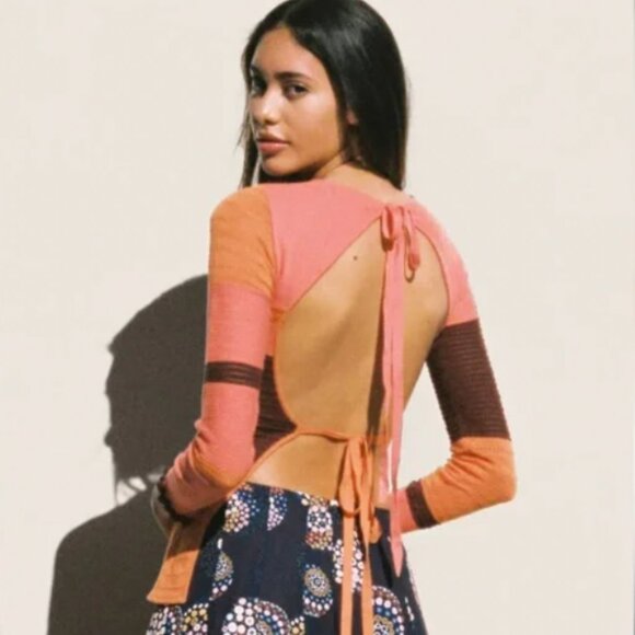 Ciao Lucia Oria Top Eggplant Size S - Picture 2 of 4